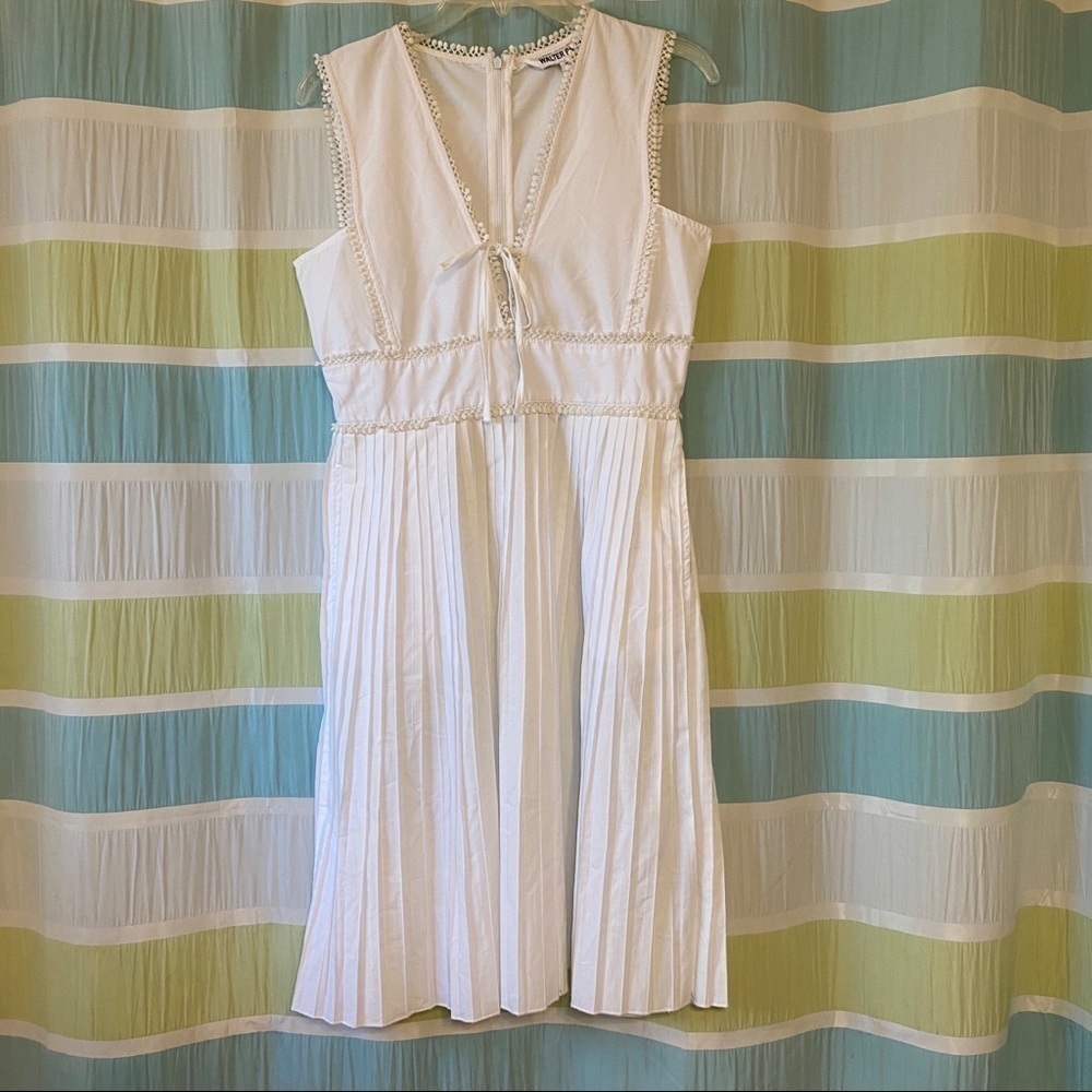 Walter Baker Dress NWT Fit & Flare White Sz Small - Picture 2 of 9